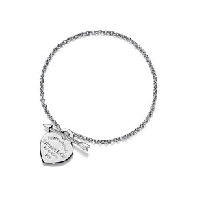 Pulseira Lovestruck com Coração em Prata 925