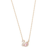 Colar Dazzling Swan Rose Gold Plating de prata 925